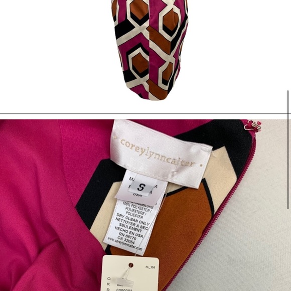 Corey Lynn Calter Mid-Century Modern Shift Dress S - Picture 4 of 5